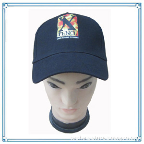 2014 Hot Sale Custom Design 5 Panel Printed Logo Velcro Hat Cap (BHXE-2509)